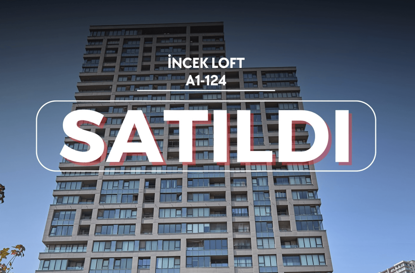 İncek Loft Satılık 1+1